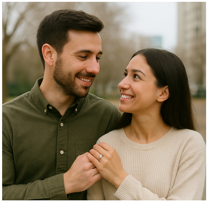 Fiance visa illustration