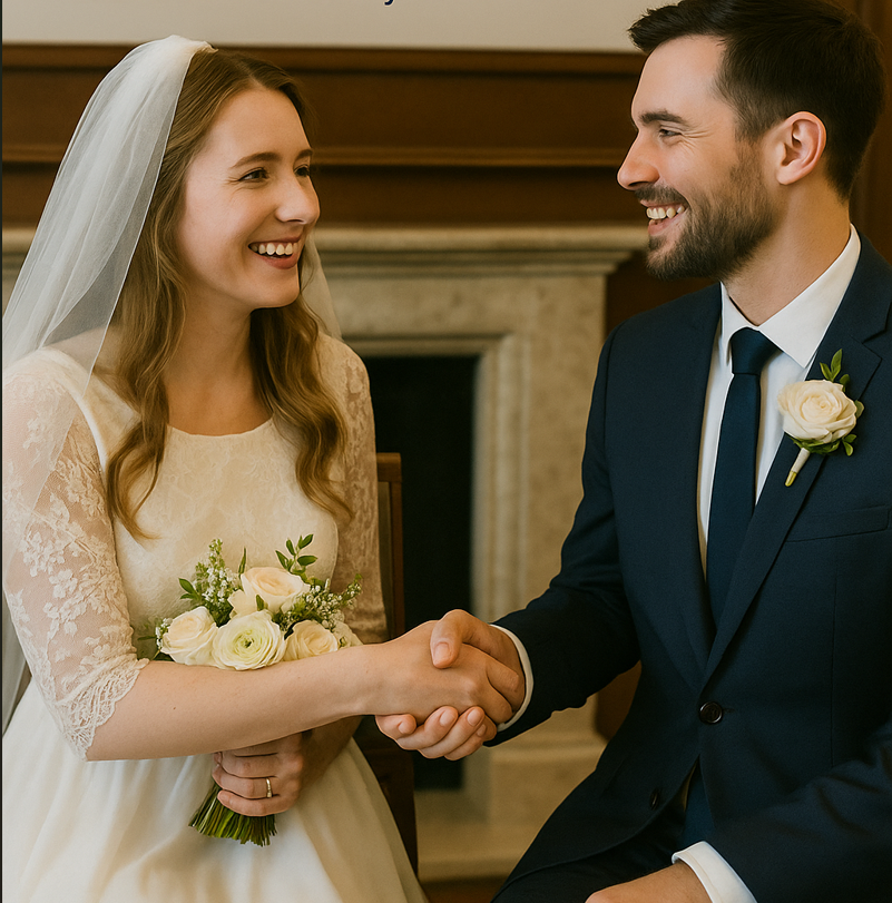 Marriage visitor illustration